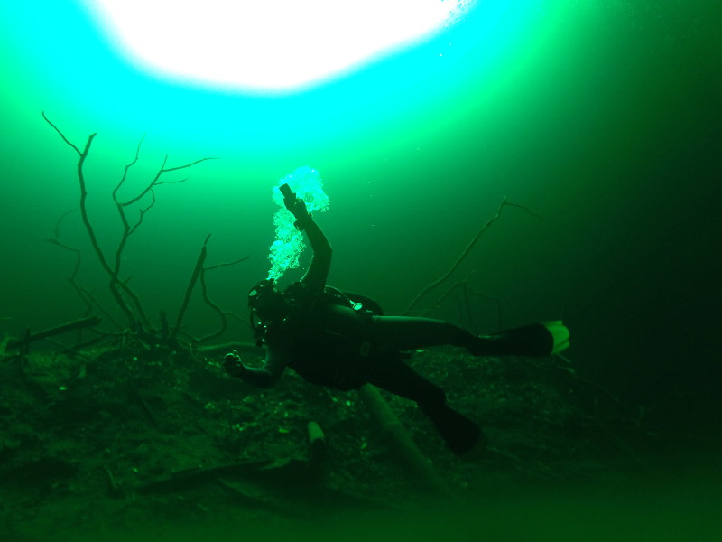 Scuba Diving, Cenote Angelita