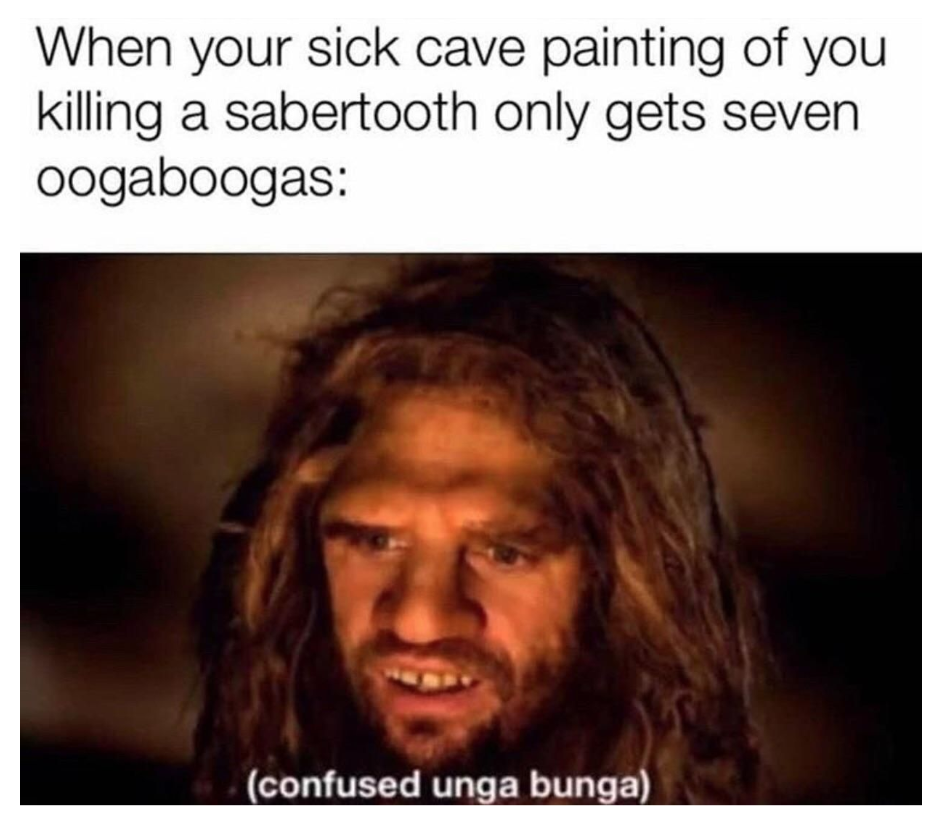 Confused Caveman